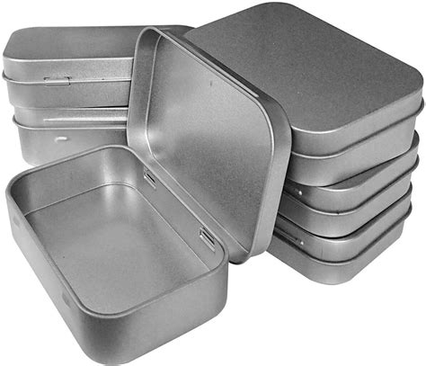 sheet metal box with hinged lid|steel containers with removable lids.